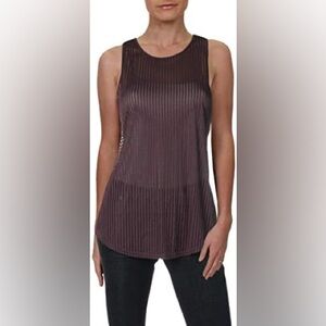 Alo Yoga Essence Sheer Tank Top- Eggplant
